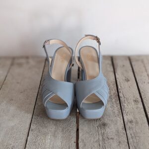Alessia sandalo nappa azzurro baby con plateau