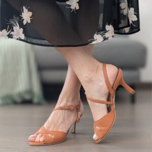 Sandali da Donna DARIA in Nappa Color Biscotto
