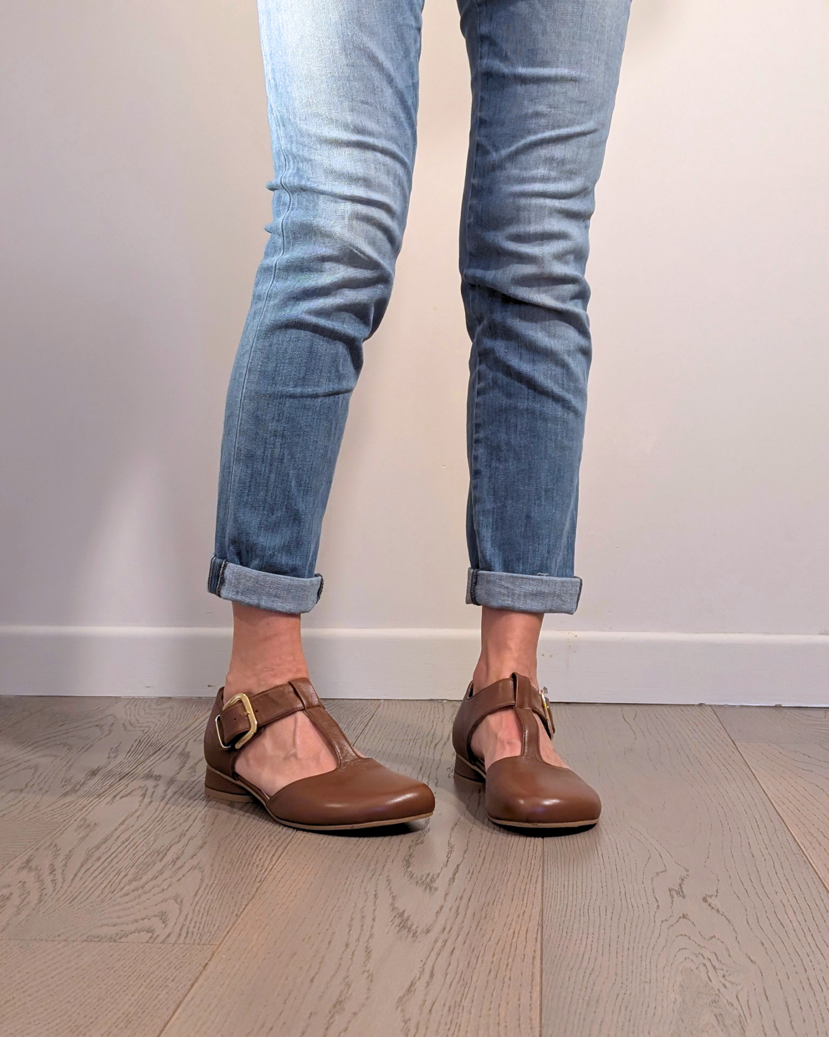 MARTHY scarpa tbar con fibbia in nappa cuoio (8)