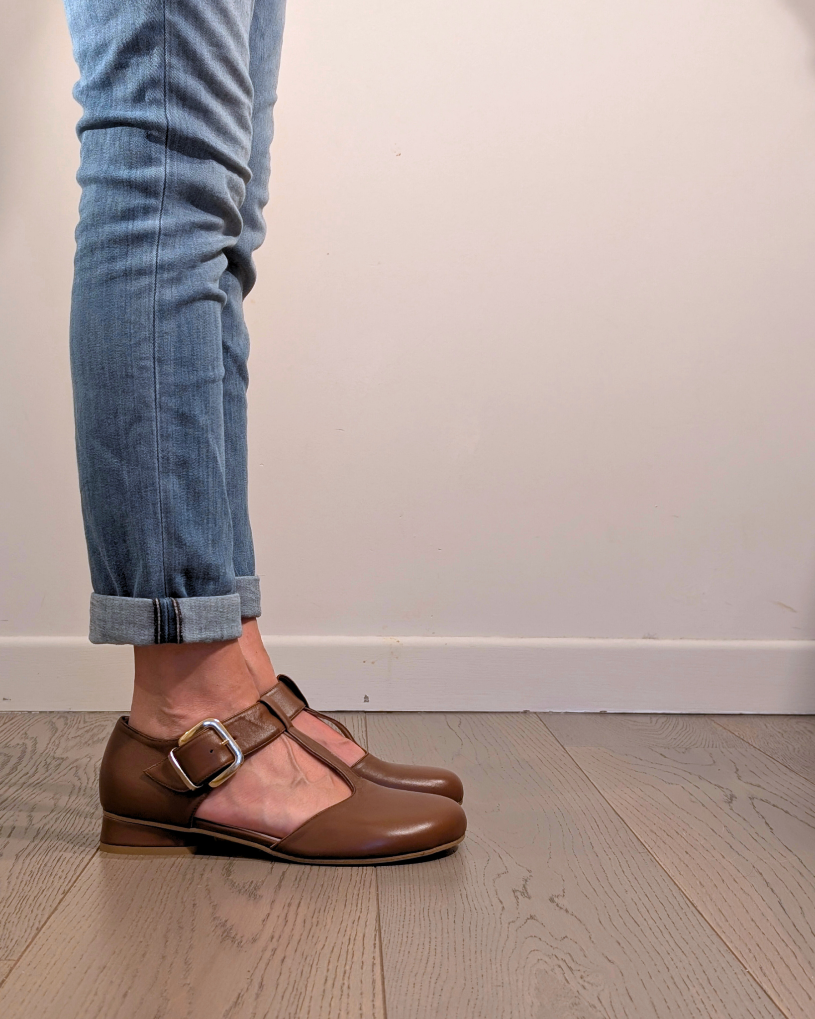 MARTHY scarpa tbar con fibbia in nappa cuoio (9)