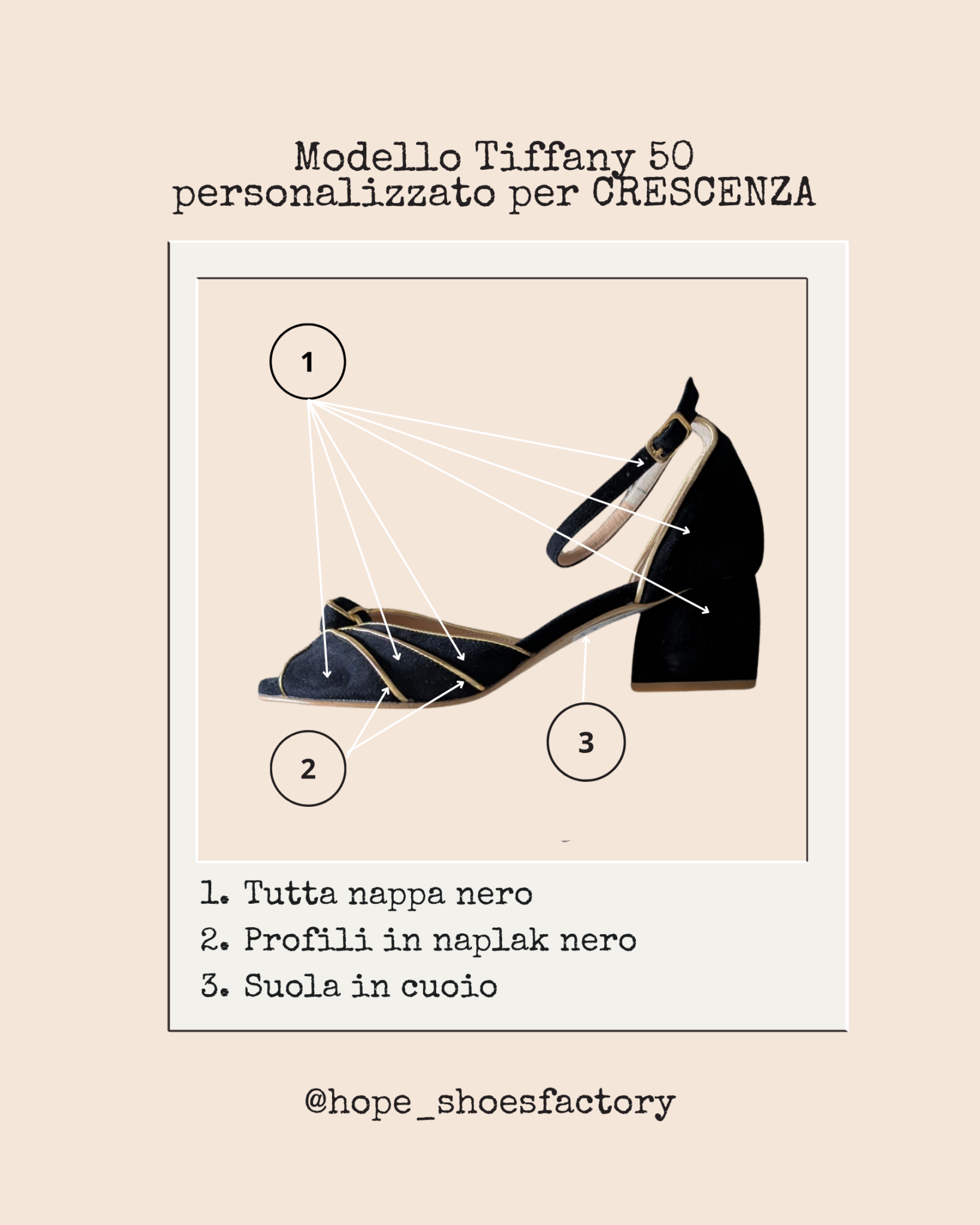 Modello Tiffany 50 personalizzato