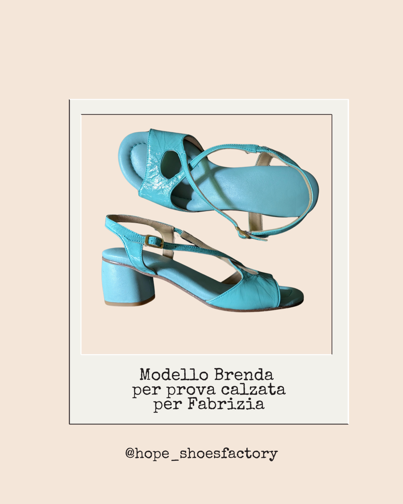 Modello brenda per prova calzata per fabrizia