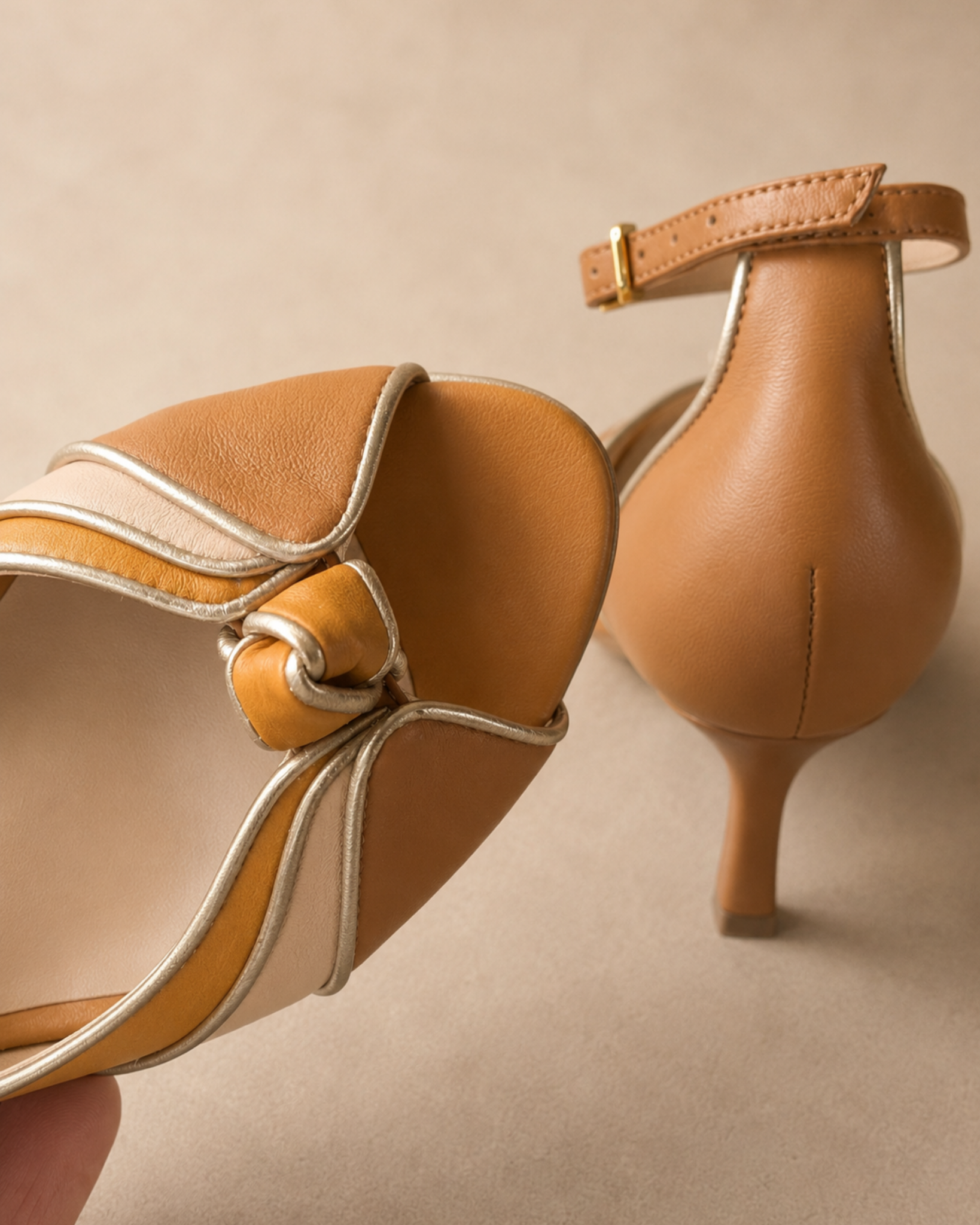 Tiffany nappa cuoio, nappa melone nappa senape laminato beige (4)