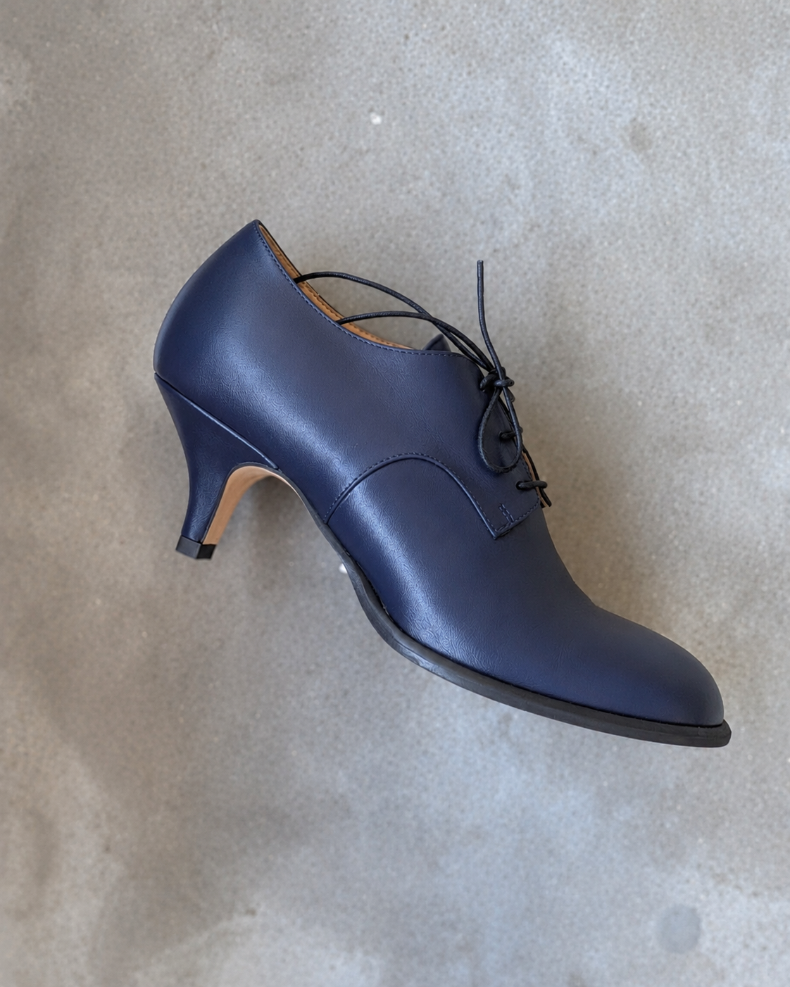 Marea allacciata in nappa blu 1.2