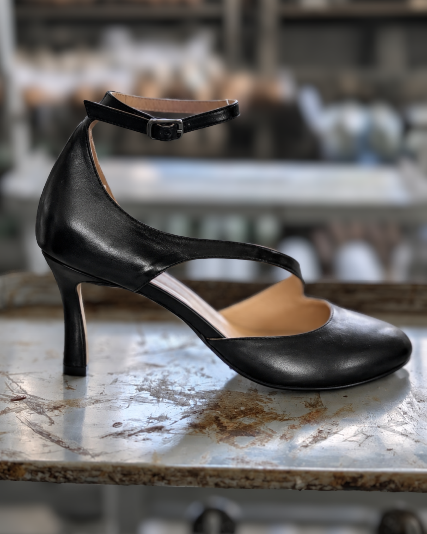 Nicole decollete nappa nero